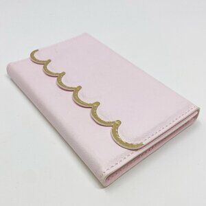 ECCOLO | Light Pink Scalloped Memo Pad Gold Detail